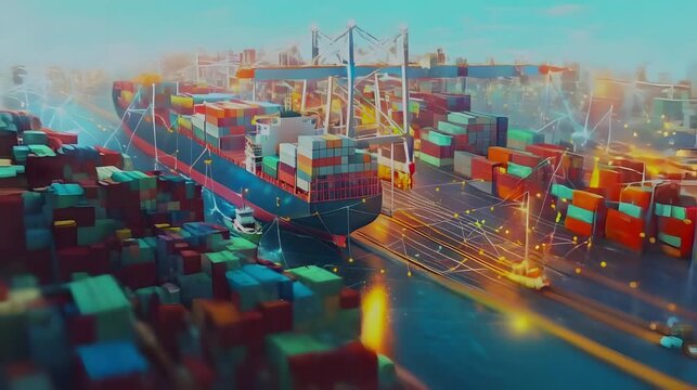 Third-party logistics service for transport and warehousing.