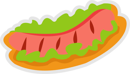 Fast Food Icon Sticker