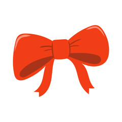 red ribbon bow