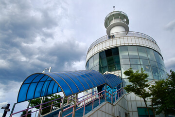 Obraz premium Entrance to Sokcho Lighthouse