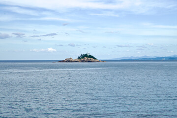 Jodo Island with Lighthouse in the East Sea