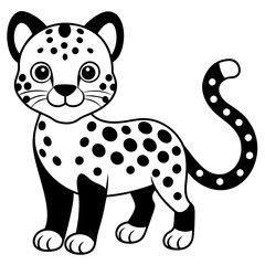 leopard cartoon animal