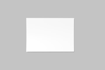 A5 Landscape Flyer Blank Mockup