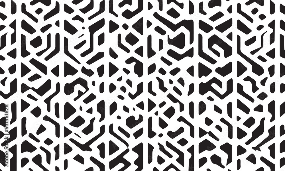 Poster seamless geometric pattern background isolated texture design