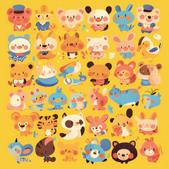 Colorful App Icons for Kids