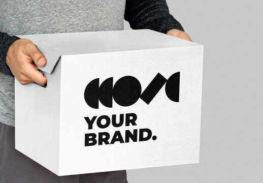 Moving Box Mockup