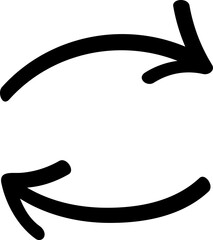 Hand drawn arrow sign. Handdrrawn svg arrows. Isolated direction doodle arrow icon