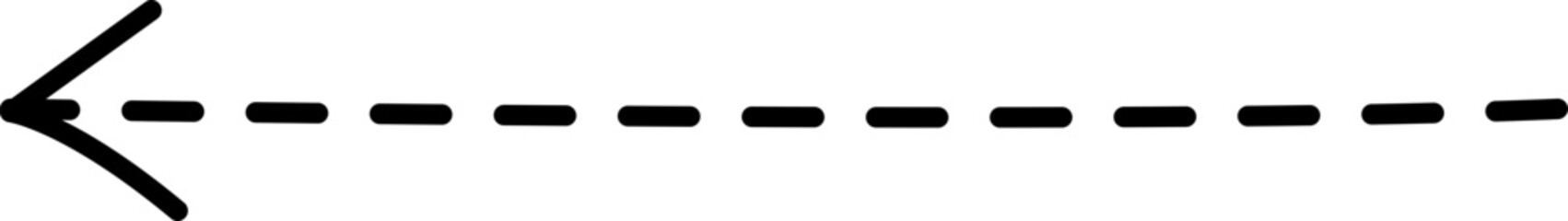 Hand drawn arrow sign. Handdrrawn svg arrows. Isolated direction doodle arrow icon