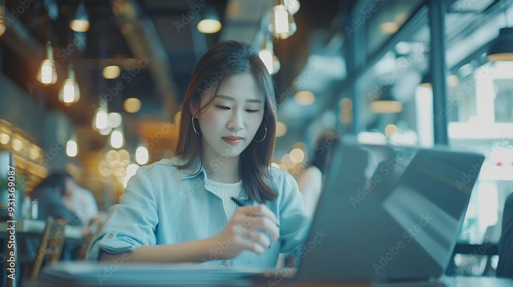 Leinwandbilder Tablet employees and talk on sales in office website and research for planning online Business people teamwork and support on feedback for kpi target report and speaking for unity on i : Generative AI