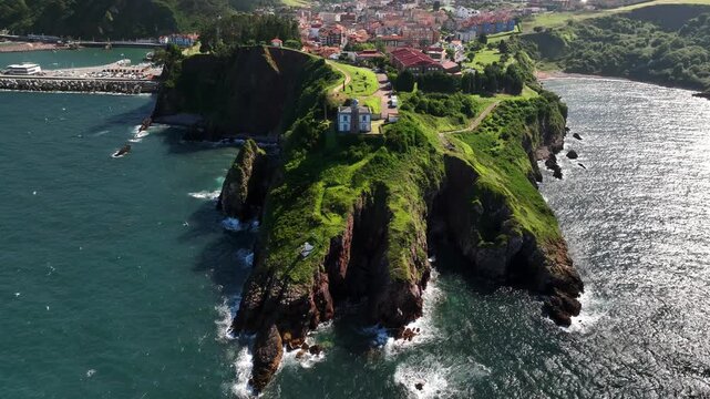 Faro de San Antonio de Candas en Asturias