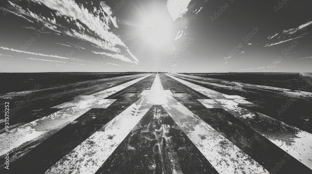 Poster imagine a series of arrows that form a pathway.