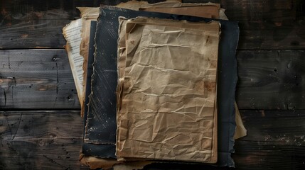 Imagine a series of paper textures with a chalkboard effect.