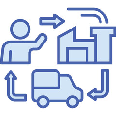 Supply Chain Icon