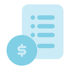 budget icon for illustration