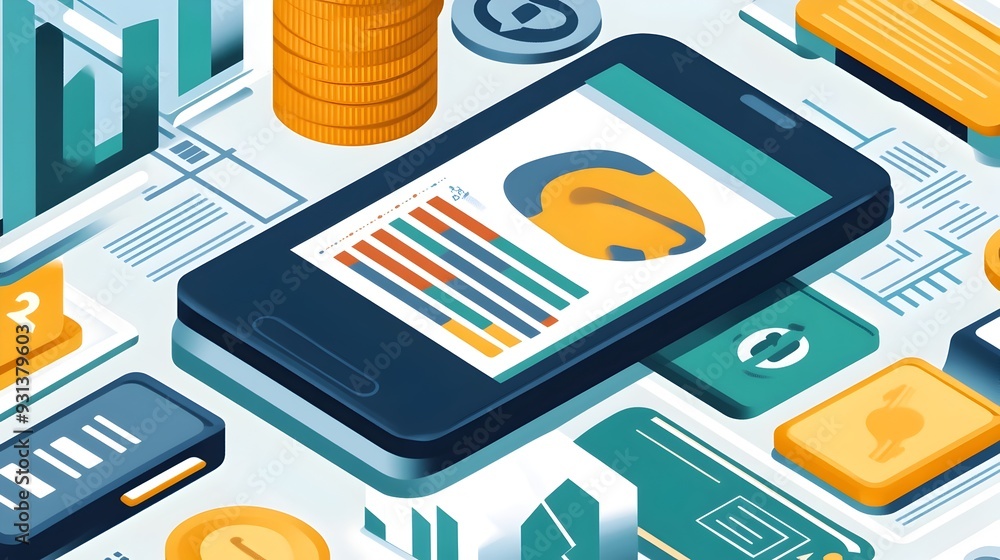 Aufkleber intuitive digital wallet interface with powerful budgeting and savings tools for seamless financial 