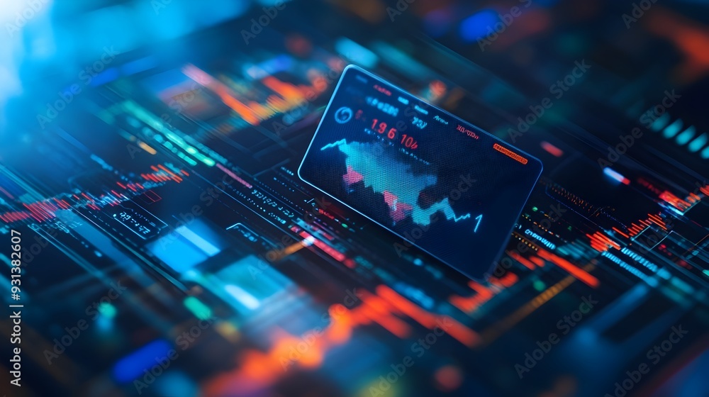 Poster Sleek Digital Wallet Interface with Real Time Financial Analytics for Smarter Money Management