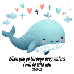 Christian Bible Verse Sublimation PNG
