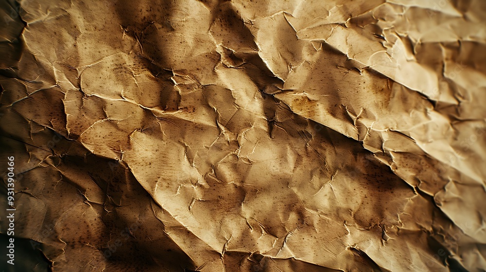 Poster old brown paper texture background : generative ai