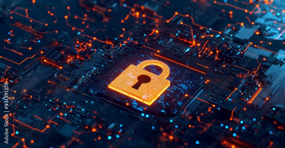 Poster the use of holograms and lock circuits in nyc buildings to safeguard against cyberattacks