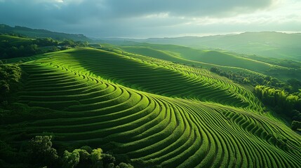 Fototapeta premium green plantation