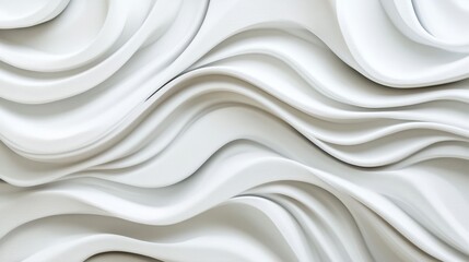 This close-up illustrates a 3D wave using white wavy lines