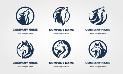 6 Wolf Logo Vectors for Your Brand