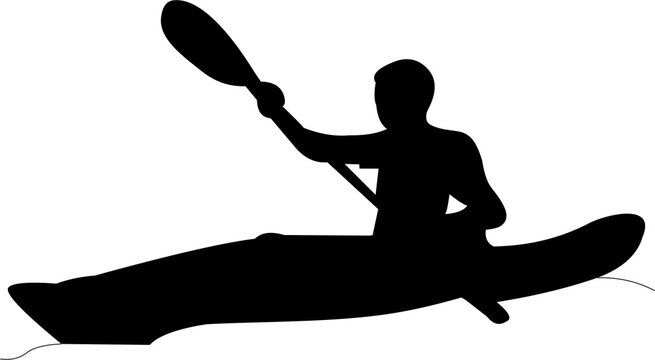recommend clip art: 
                    Canoe boat rower silhouette water sport adventure