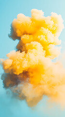 The art of smoke and clouds, a visual feast of color explosion