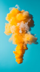 The art of smoke and clouds, a visual feast of color explosion