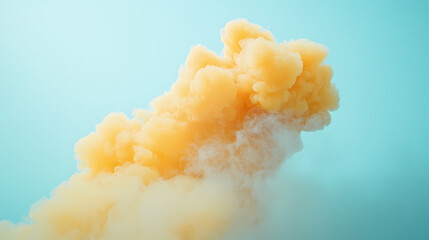 The art of smoke and clouds, a visual feast of color explosion