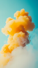 The art of smoke and clouds, a visual feast of color explosion