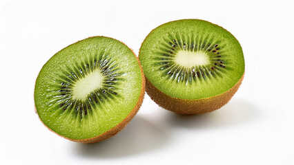 Fototapeta premium kiwi fruit on white background