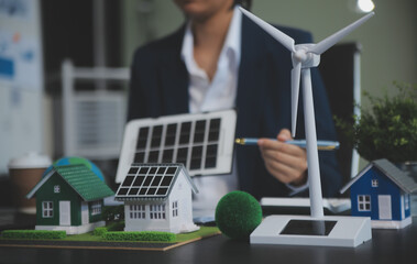 Carbon offset price report CO2 emission. Future growth Net zero waste in ESG ethical SME office...