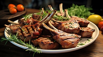 Photo Budget Friendly Feast Enjoy Gourmet Lamb Chops at Home No Restaurant Needed Celebrate with Flavor Grilled Lamb Chops Perfect for Any Occasion