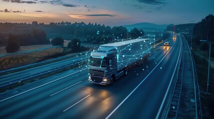 Self-driving truck fleet management center,