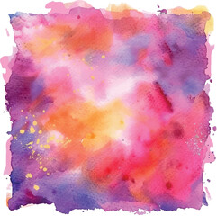 Fototapeta premium watercolor square background brush strokes, red violet 