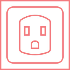 Obraz premium Power Outlet icon Design