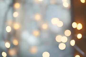 Fototapeta premium Blured city lights, abstract bokeh background of illuminated.