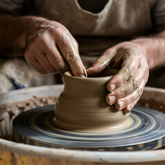 potter at work