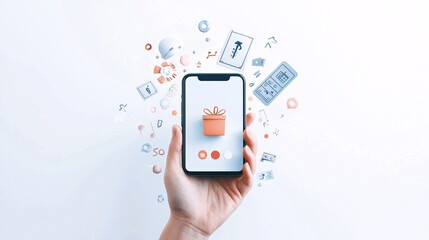 Digital wallet interface with charitable donation options, representing easy and accessible giving, Wallet charity donation, Generous digital finance