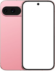 android smartphone mockup. google pixel 9 realistic mockup