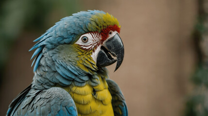 Obraz premium blue and yellow macaw