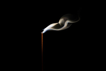 The constantly changing form of smoke