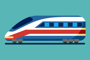 Modern train vector design