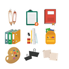 Pastel Colorful Stationary Set
