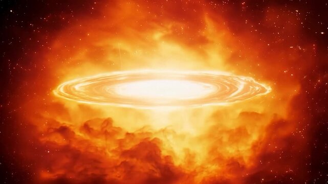 Close up of a hot yellow solar surface in space before a coronal mass ejection.