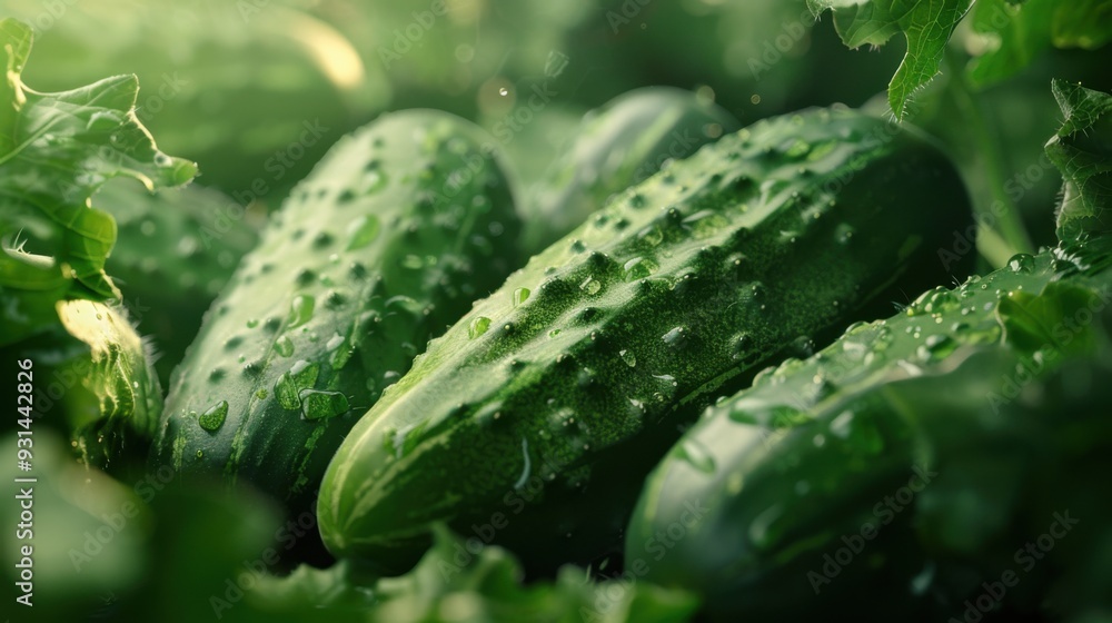 Canvas Prints Cucumbers