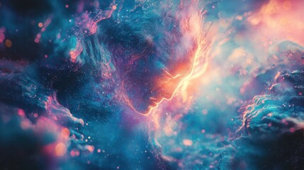 Defocused image of a surreal, otherworldly scene