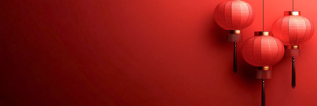 Chinese red lantern background