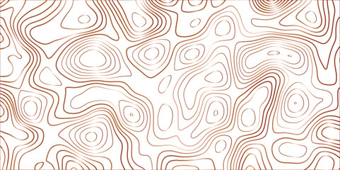 Lines Topographic contour lines vector map seamless pattern. Geographic mountain relief diagram line wave carve . Topo contour map design .Vector illustration, contour lines vector mapseamless pattern